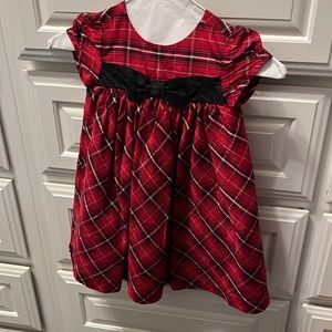 Silk Tartan plaid holiday dress, Gymboree 18-24 mo